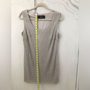 R&M Collection Glimmer Sparkle Sleeveless Dress EUC Size 10